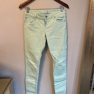 Express Chino Skinny Pant - Turquoise